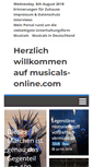 Mobile Screenshot of musicals-online.com